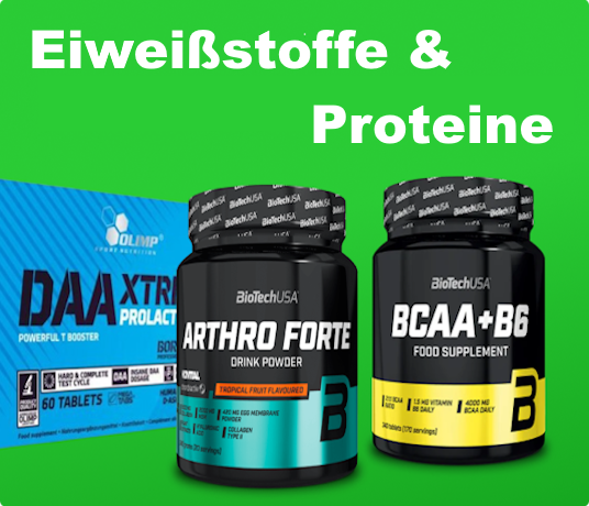 Eiweißstoffe und ProteineDAAXtreme, Arthro Forte BCAA+B6